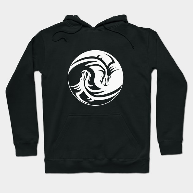 Dragon Yin Yang Hoodie by valsymot